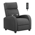 Homall Recliner Chair, Recliner Sofa For Adults, Recliners Home Theater Seating With Lumbar Support, Reclining Sofa Chair For Living Room (Fabric, Dark Grey)