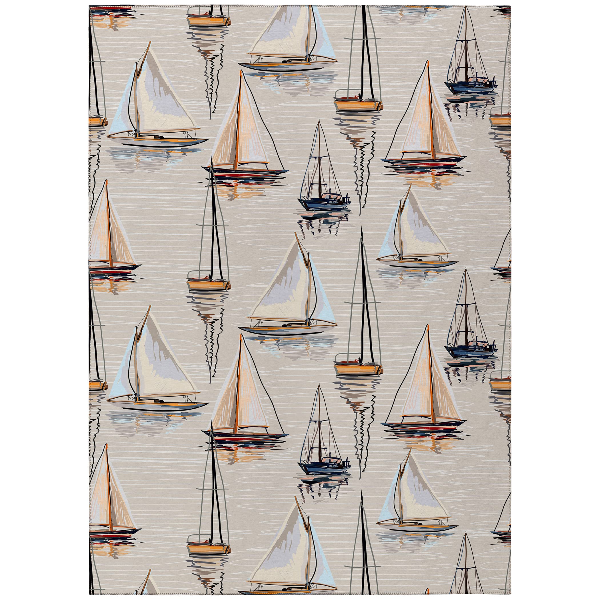 Addison Rugs Harpswell Ahp38 Pearl 10' X 14' Indoor Outdoor Rug, Easy Clean, Machine Washable, Non Shedding, Bedroom, Living Room, Dining Room, Kitchen, Patio Rug