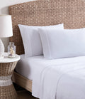 Tommy Bahama - Queen Sheets, Organic Cotton Bedding Set, Softens With Each Wash (Tb T200 White, Queen)