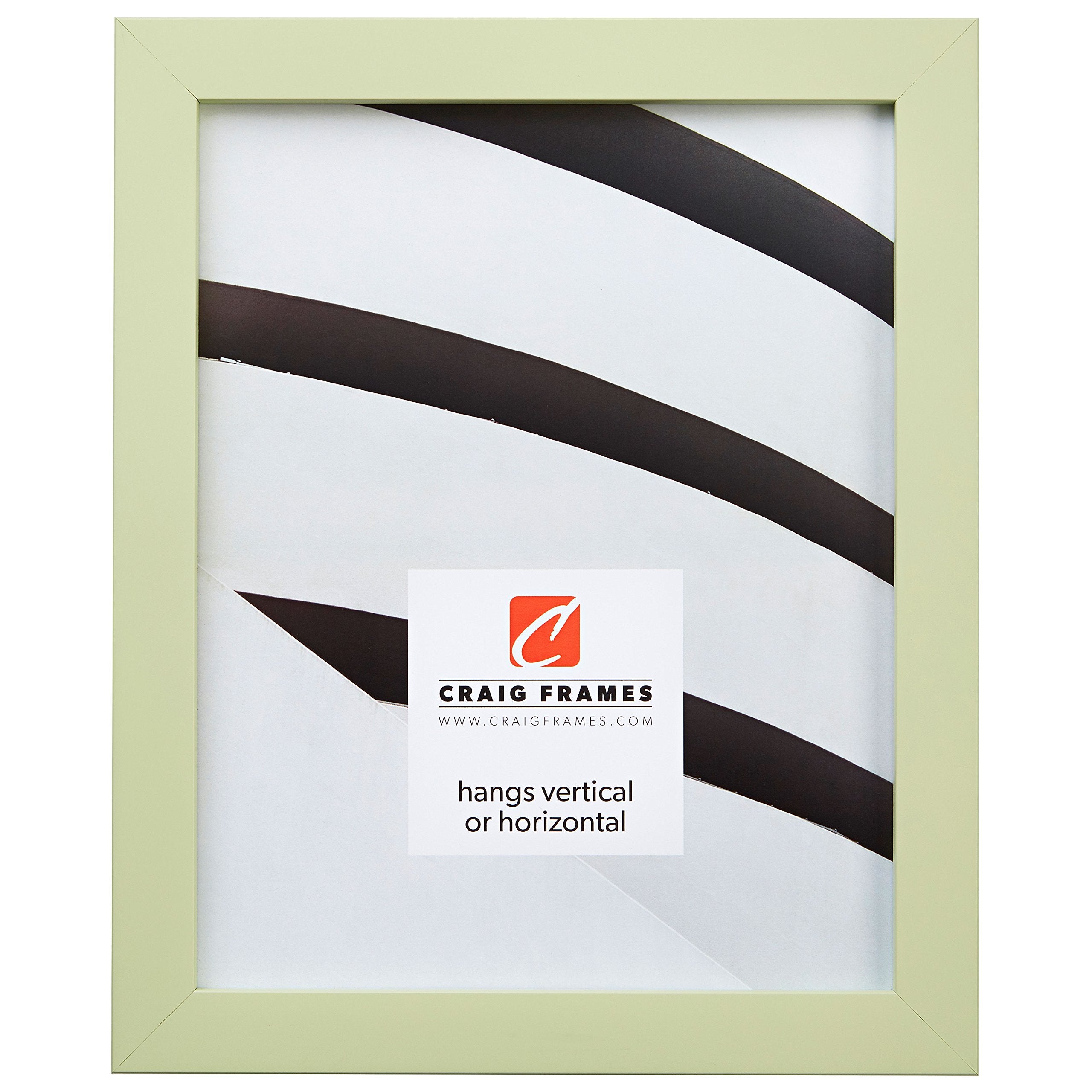 Craig Frames Confetti, Modern Light Green Picture Frame, 14 x 18 Inch