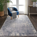 Nourison Rustic Textures Rustic Grey/Beige 53 x 73 Area -Rug, Easy -Cleaning, Non Shedding, Bed Room, Living Room, Dining Room