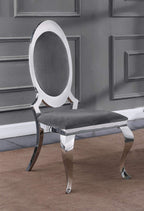 Best Quality Furniture Sc180 Dining Chairs, Gray