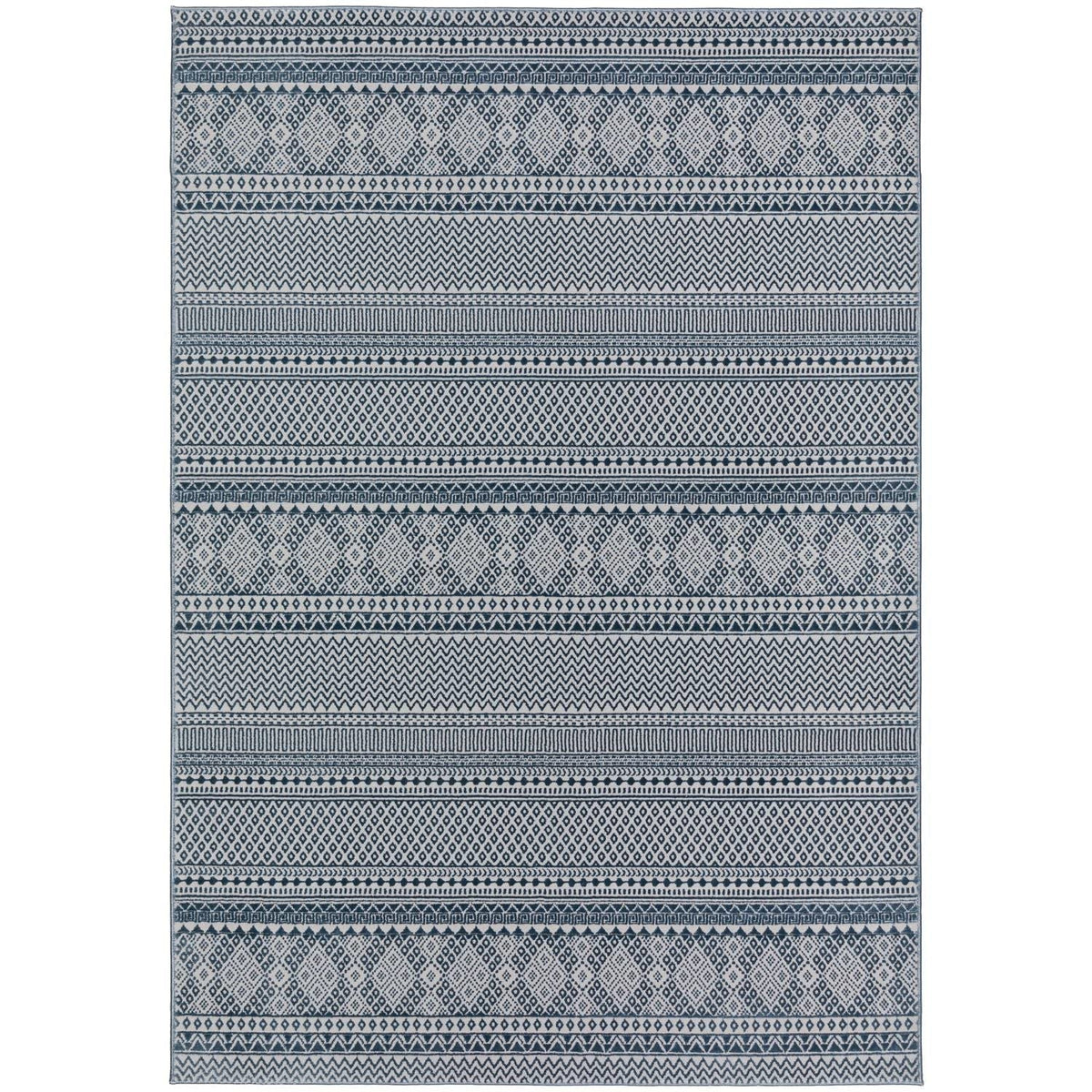 Rhodes Rr2 Blue Transitional Rug Rectangle 3' 2&quot; X 5 ' 1&quot;