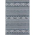 Rhodes Rr2 Blue Transitional Rug Rectangle 9' X 13'