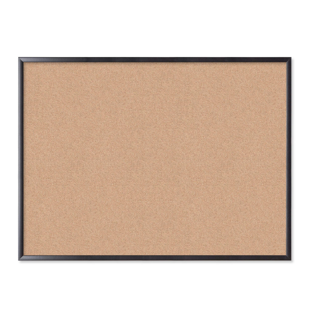 U Brands Cork Bulletin Board, 36 X 48 Inches, Black Wood Frame (2876U00-01)