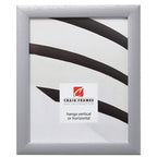 Craig Frames Contemporary Picture Frame, 4 x 6 Inch, Brushed Silver