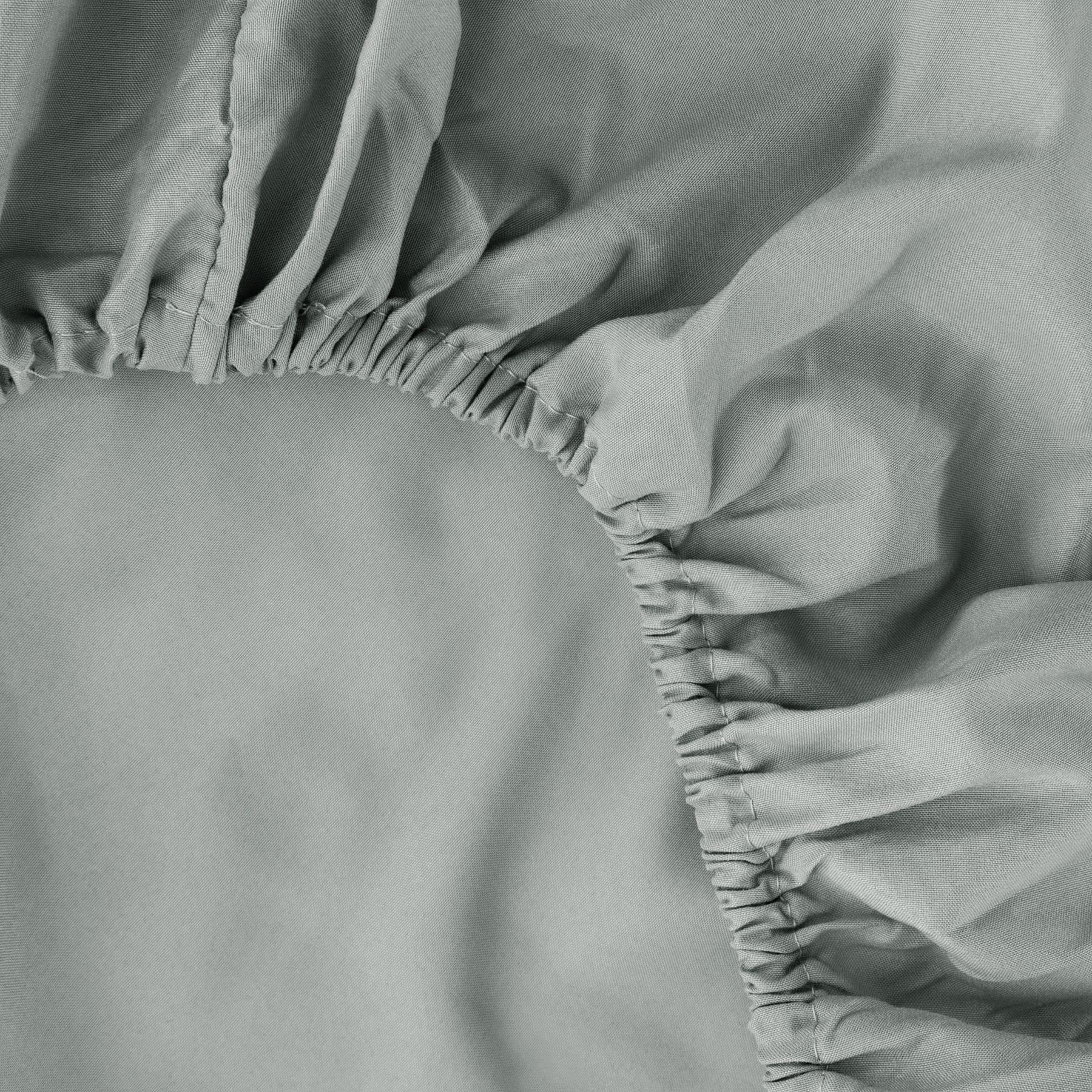 Ghooss Deep Pocket Fitted Sheet,Gray Full Fitted Sheet Only,Hotel Luxury 1500 Bedding - Wrinkle, Fade And Stain Resistant-1 Pack