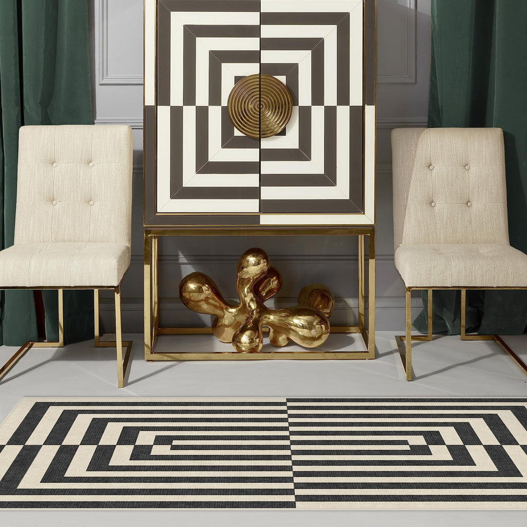 Ruggable X Jonathan Adler Washable Runner Rug - Perfect Runners For Hallways, Bedrooms, Entryway & Kitchens - Stain & Water Resi