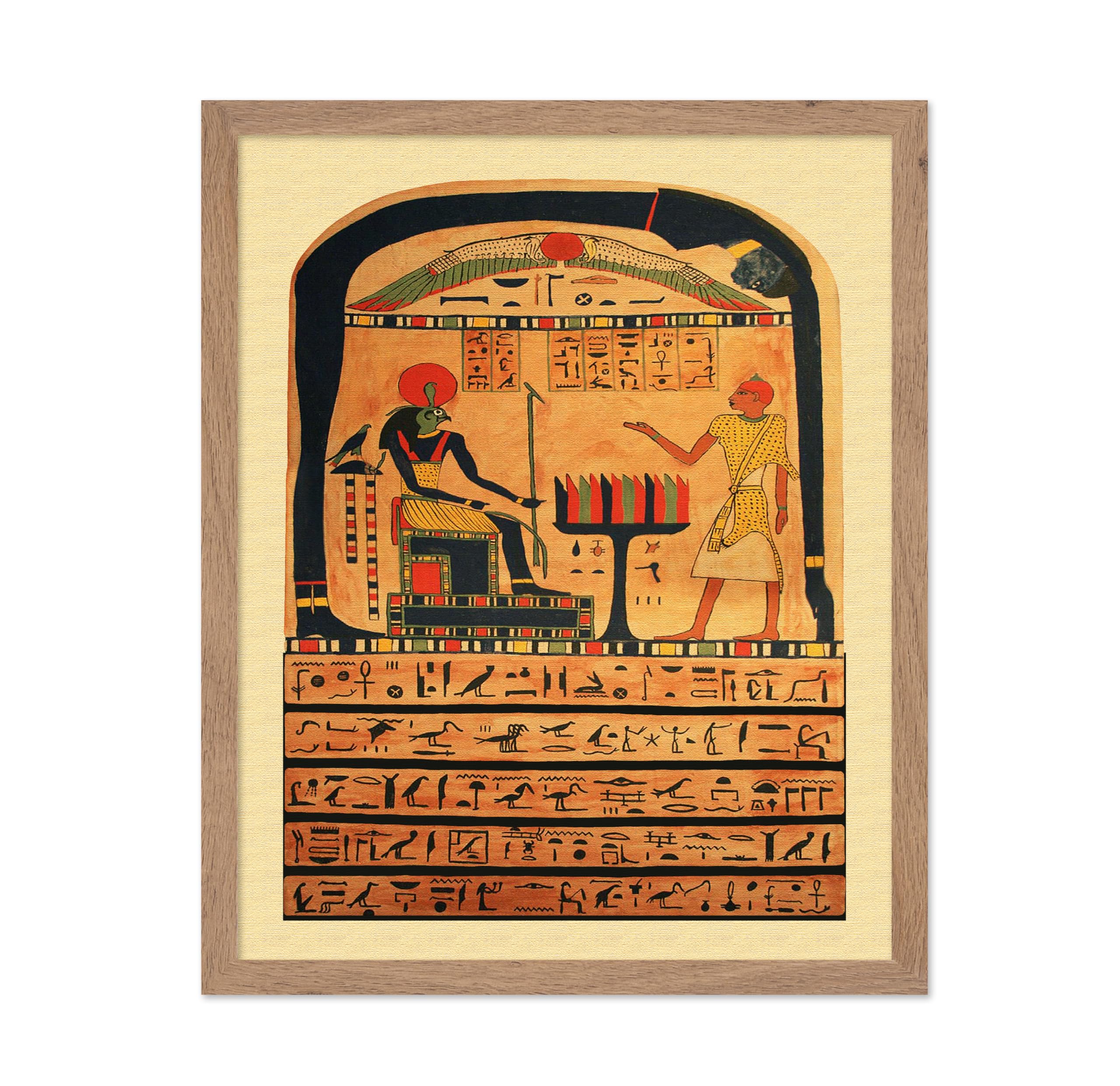Poster Master Vintage Art Poster - Stele of Revealing - Ancient Egyptian Art - Great Wall Decor Gift for Home, Office, Living Ro