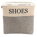 Shoe Storage Bin and Organizer for Hallway, Entryway or Mudroom. Space saver for many pairs of footware to store in one stylish 