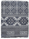 Solapur Chaddar Cotton Blanket, 5 X 7.5Ft, Blue, Durable