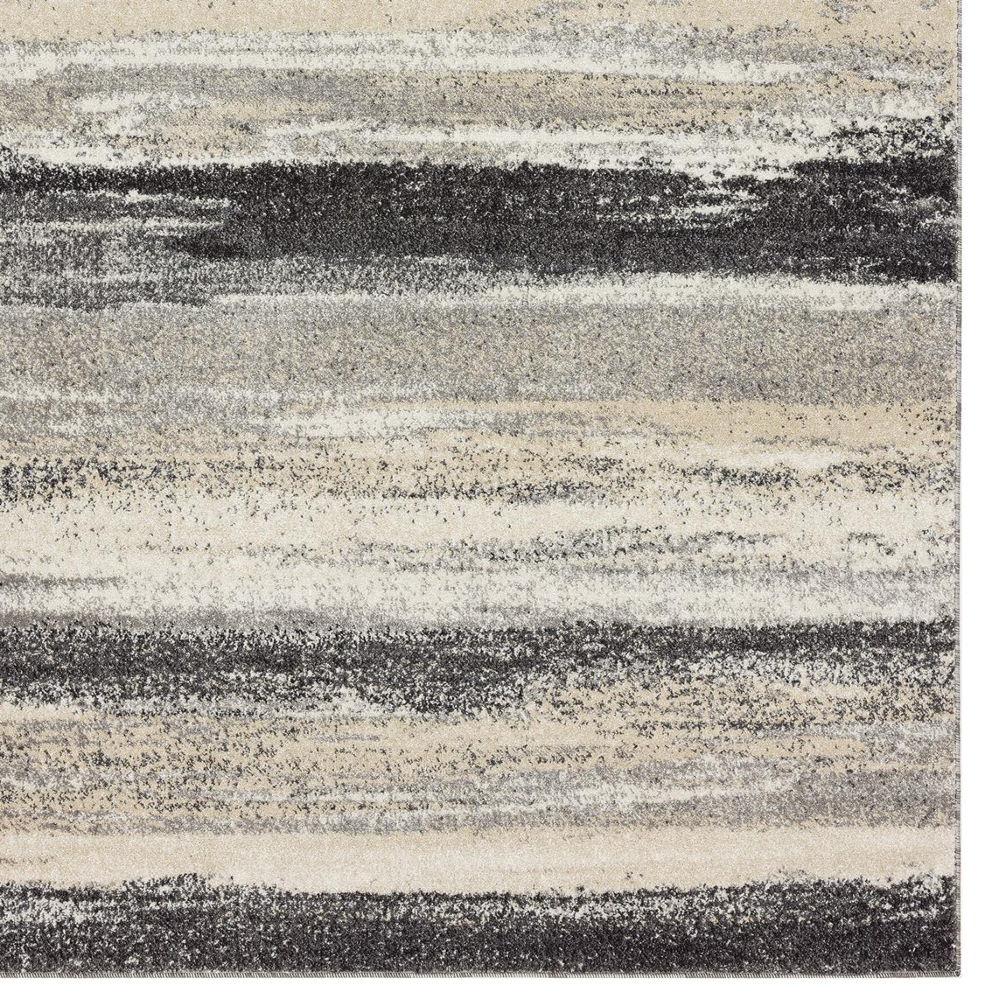 Luxe Weavers Tower Hill Abstract Gray 8X10 Area Rug