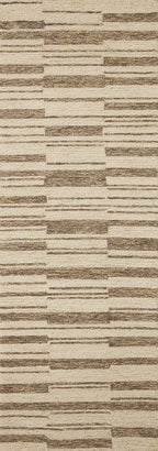 Loloi Chris Loves Julia X Polly Beige/Tobacco 2'-6'' X 7'-6'' Runner Rug