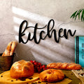 Kitchen Metal Cutout Sign Metal Kitchen Word Wall Decor Farmhouse Kitchen Metal Word Wall Art Kitchen Metal Word Sign for Home D