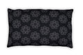 Star Wars Black Lumbar Throw Pillow | White Imperial Symbol Cluster Design | Water & Fade Resistant Fabric For Indoor & Outdoor