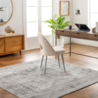 Livabliss Desta Vintage Oriental Area Rug,7'10'' x 10'2'',Charcoal