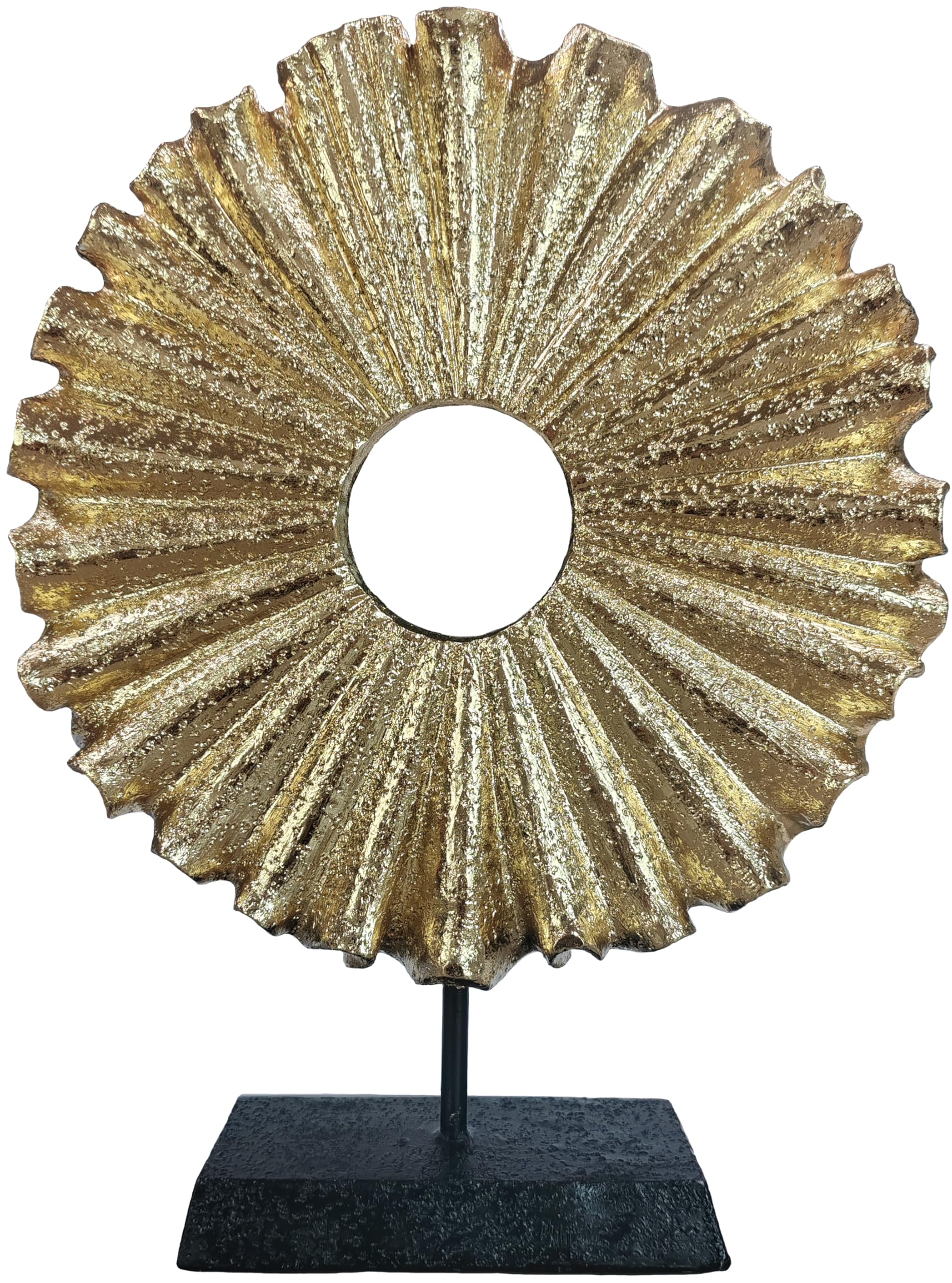 LAIKEARTS Modern Abstract Round Decorative Sculpture, Dining Living Room Desk Decor,Geometric Home Decor Statues,Shelf Top Decor