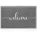 Aazzkang Welcome Mats For Front Door Non Slip Door Mat Low-Profile Ultra Absorb Dirt Easy To Clean Indoor Doormat For Entry,Pati