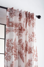 Maison D' Hermine Curtain 100% Cotton Curtains 50 Inch X 124 Inch 1 Panel Easy Hanging With A Rod Pocket & Loop For Kitchen, Off