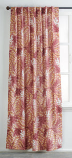 Maison d' Hermine Curtain 100% Cotton One Panel 50''x124'' Light-Filtering Sheer, Easy Hanging with a Rod Pocket & Loop for Livi