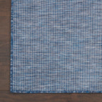 Nourison Positano Indoor/Outdoor Navy Blue 10' X 14' Area Rug, Easy Cleaning, Non Shedding, Bed Room, Living Room, Dining Room, Backyard, Deck, Patio (10X14)