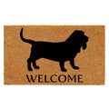 Calloway Mills Az105732436 Basset Hound Doormat, 24' X 36', Natural/Black