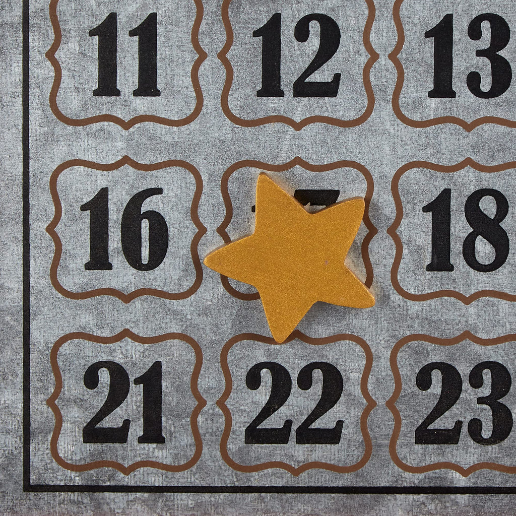 Dii Christmas Advent Collection Decorative & Reusable Wooden Countdown Calendar, 30X15.37', Chalkboard