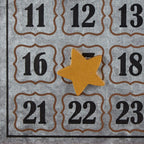 Dii Christmas Advent Collection Decorative & Reusable Wooden Countdown Calendar, 30X15.37', Chalkboard