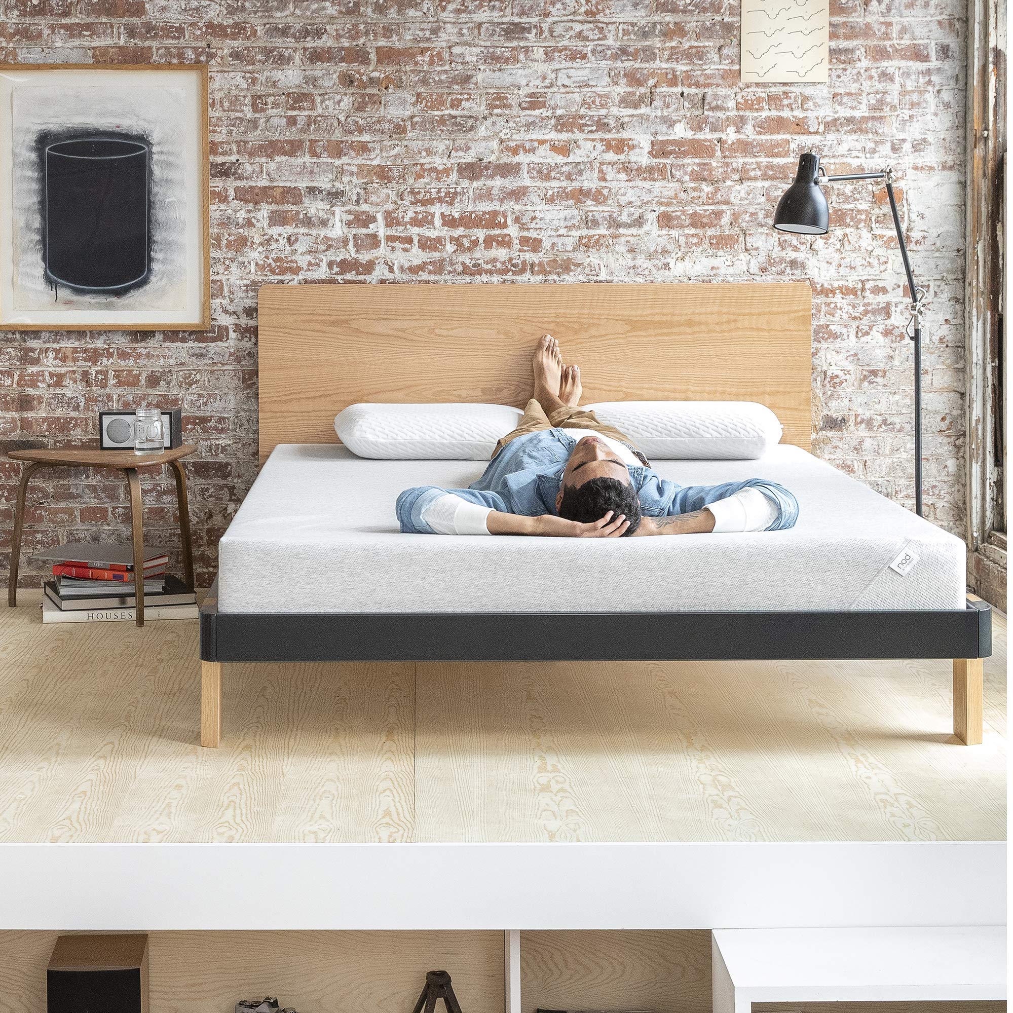 Nod by Tuft & Needle 8-Inch Queen Mattress, Adaptive Foam Bed in a Box, Responsive and Supportive, CertiPUR-US, 100-Night Sleep 