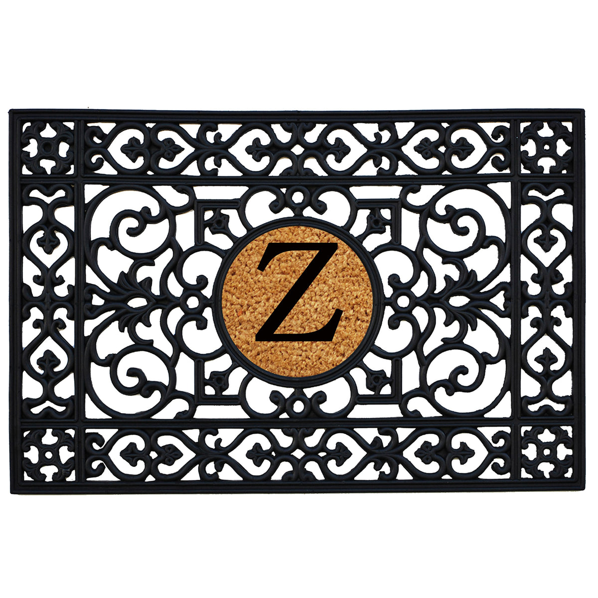Calloway Mills 160012436Z Rubber Monogram Insert Doormat, 2' X 3' (Letter Z)