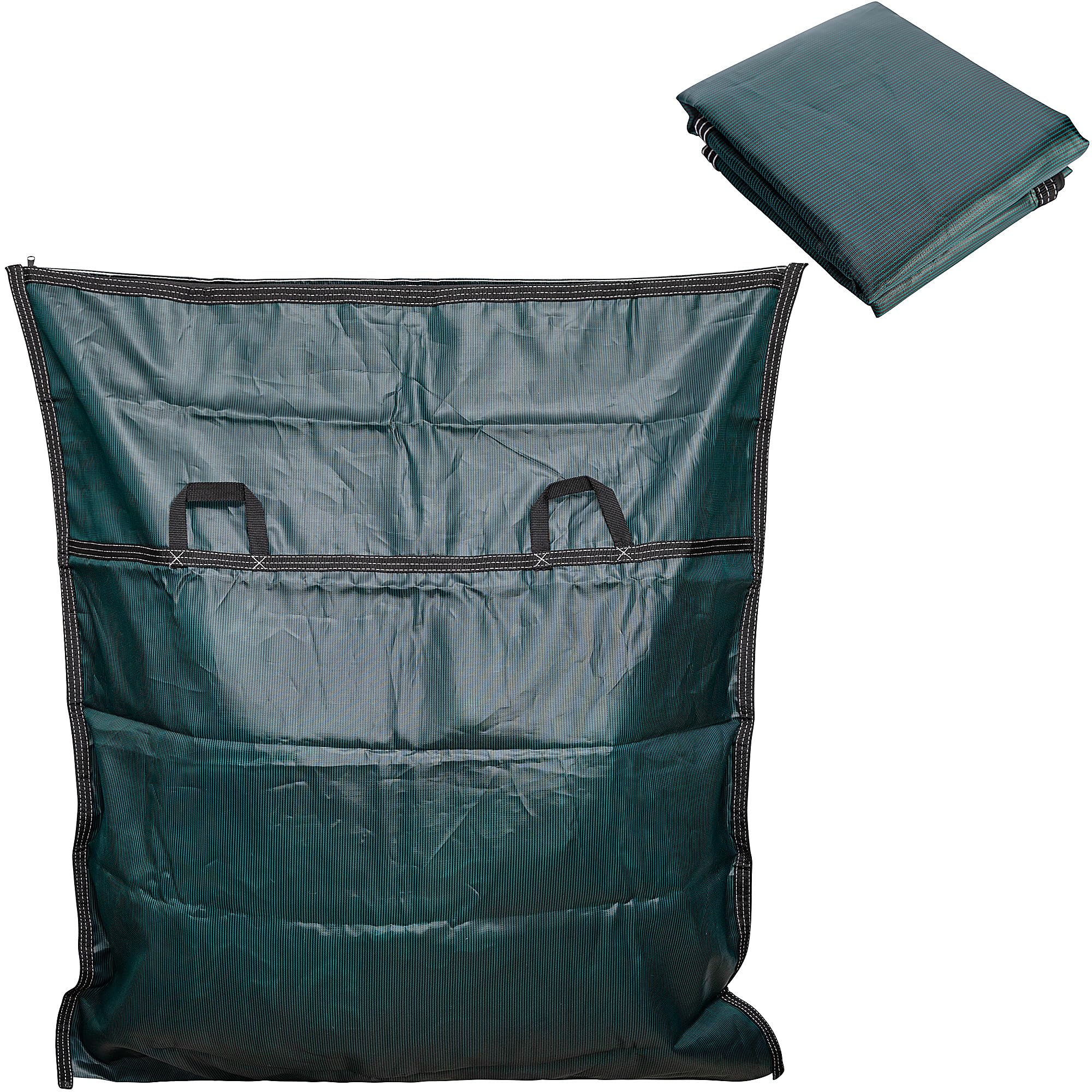 Adnee Pool Safety Cover Stowaway Bag With 4 Carry Handles,48X57 Inch Waterproof Pool Cover Storage Bag, Winter Pool Cover Stowaw