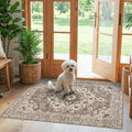 TOPRUUG Washable Entryway 3x4 Rug - Area Rugs for Kitchen Bathroom Non-Slip Ultra-Thin Indoor Door Mat Indoor Entrance - Stain R