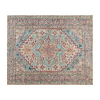 Flash Furniture Katherine Vintage Medallion Area Rug - 8' X 10' - Blue Multi Polyester