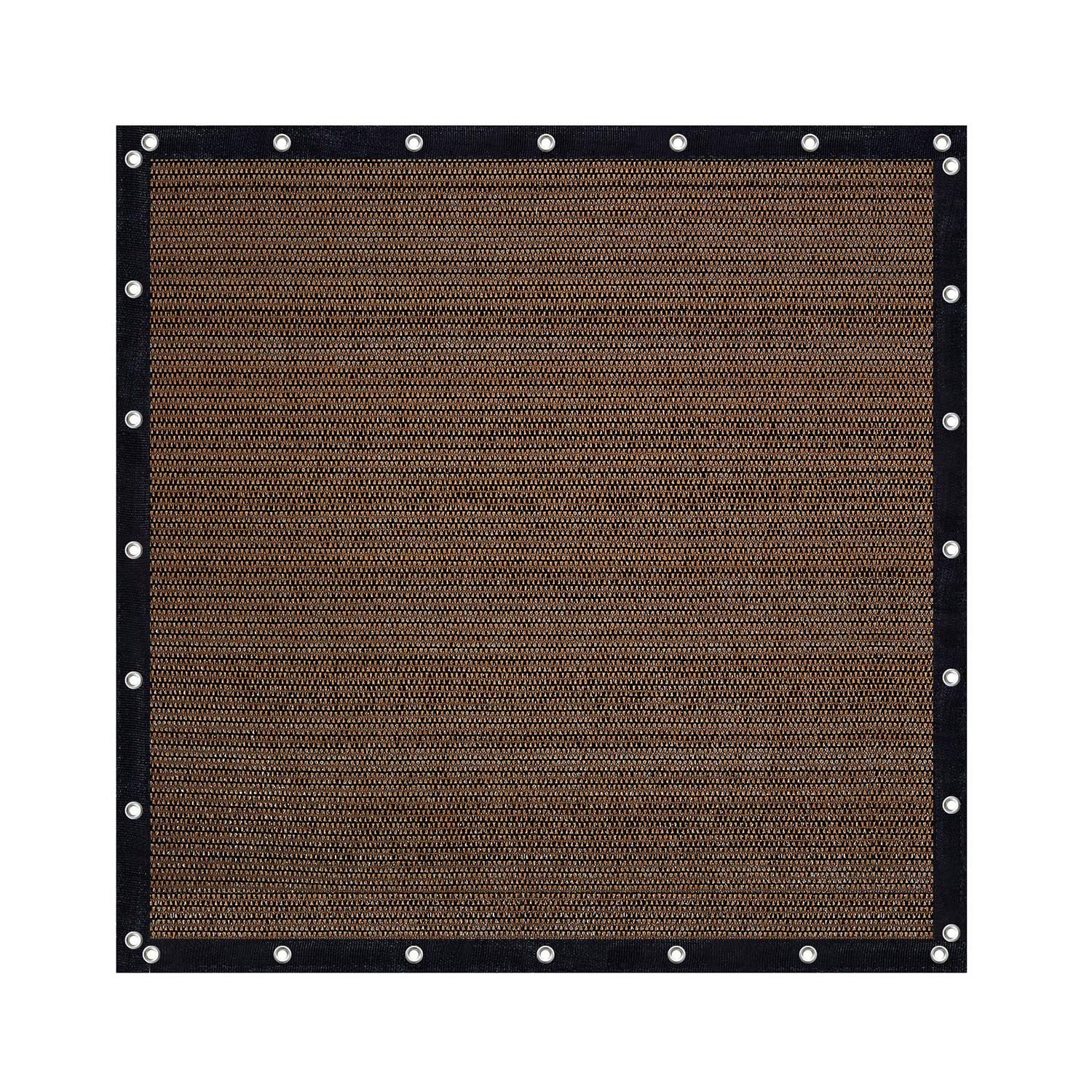 Vicllax Shade Fabric Sun Shade Cloth Privacy Screen With Grommets For Patio Garden Pergola Cover Canopy 10X10 Ft, Mocha