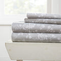 Linen Market 3 Piece Twin Bedding Sheet Set (Light Gray Roses) - Sleep Better Than Ever With These Ultra-Soft & Cooling Bed Shee