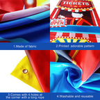 Katchon, Carnival Ticket Booth Stand Banner - 72X36 Inch | Carnival Theme Party Decorations | Carnival Decorations For Carnival