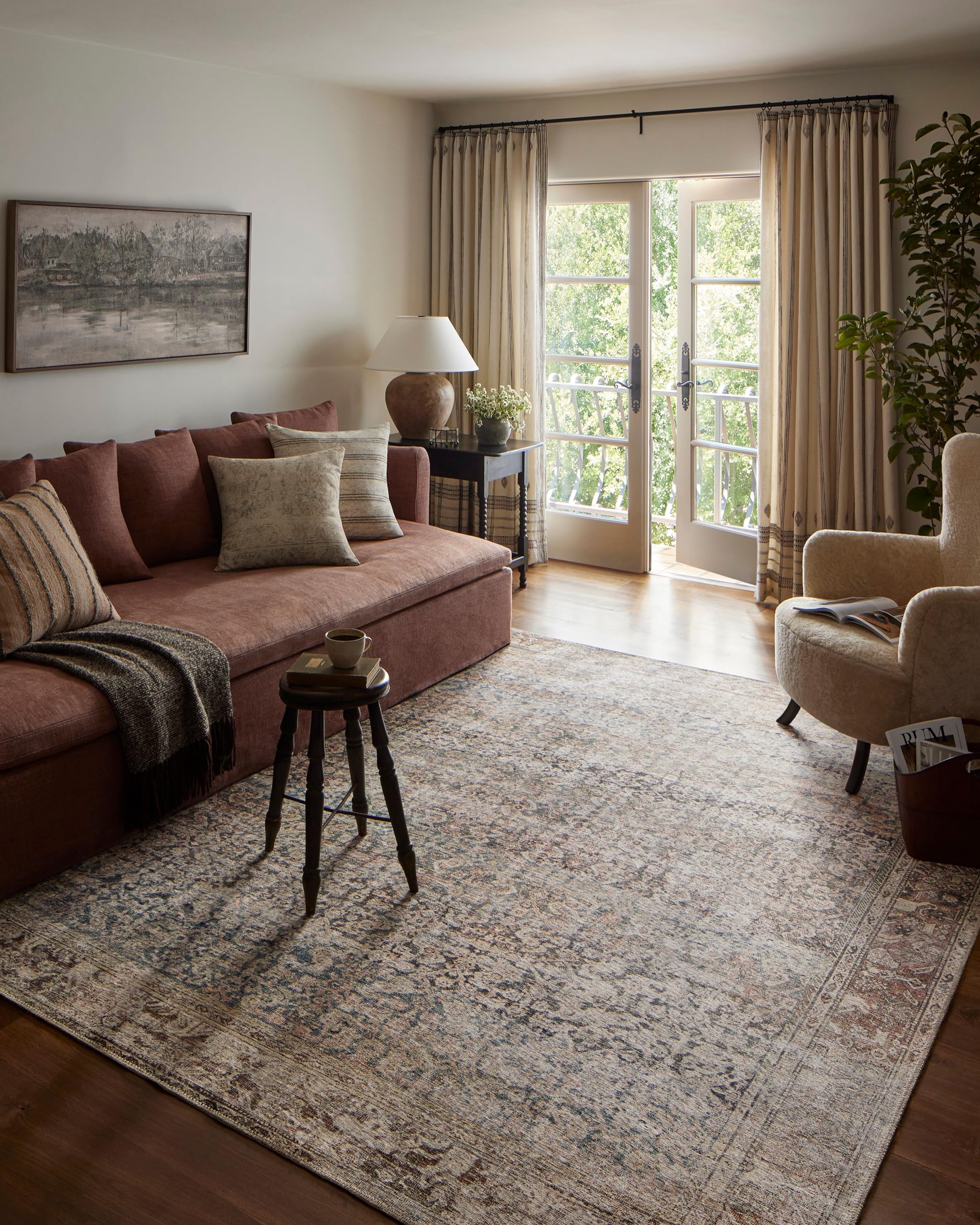 Loloi Amber Lewis x Georgie Multi/Spice 2-0 x 5-0 Accent Rug