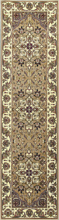 HomeRoots Decor 2'2-inch x 7'11-inch Runner Polypropylene Beige/Ivory Area Rug