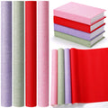 Smoothnovelty 4 Pcs Book Cloth Bookcover Fabric Surface With Paper Backed Book Binding Cloth Fabric Book Cover For Scrapbooking