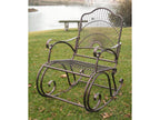 International Caravan Iron Bronze Patio Rocking Chair
