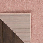 Nourison Essentials Indoor/Outdoor Pink 4' X 6' Area Rug, Easy -Cleaning, Non Shedding, Bed Room, Living Room, Dining Room, Backyard, Deck, Patio (4X6)