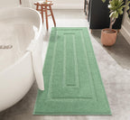 HOMORE 24x60 Inch Bathroom Rug, TPR Backing Non Slip Long Bathroom Runner Rug, Thick Soft and Absorbent Microfiber Bath Runner R