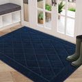 BEQHAUSE Dirt Trapper Door Mat 32'' x 48'', Non-Slip Machine Washable Entryway Rug, Dog Door Mat Indoor, Stain Resistant and Abs