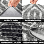 Indoor Doormat 36''X 59'', Absorbent Front Back Door Mat Floor Mats, Rubber Backing Non Slip Door Mats Inside Entrance Door Runn