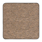 House, Home and More Skid-Resistant Carpet Indoor Area Rug Floor Mat - Black Ripple - 3 Feet X 3 Feet