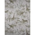 Dalyn Rugs Tropics Tc7 Gray 8' X 10' Indoor Outdoor Area Rug, Easy Clean, Machine Washable, Non Shedding, Bedroom, Living Room, Dining Room, Kitchen, Patio Rug