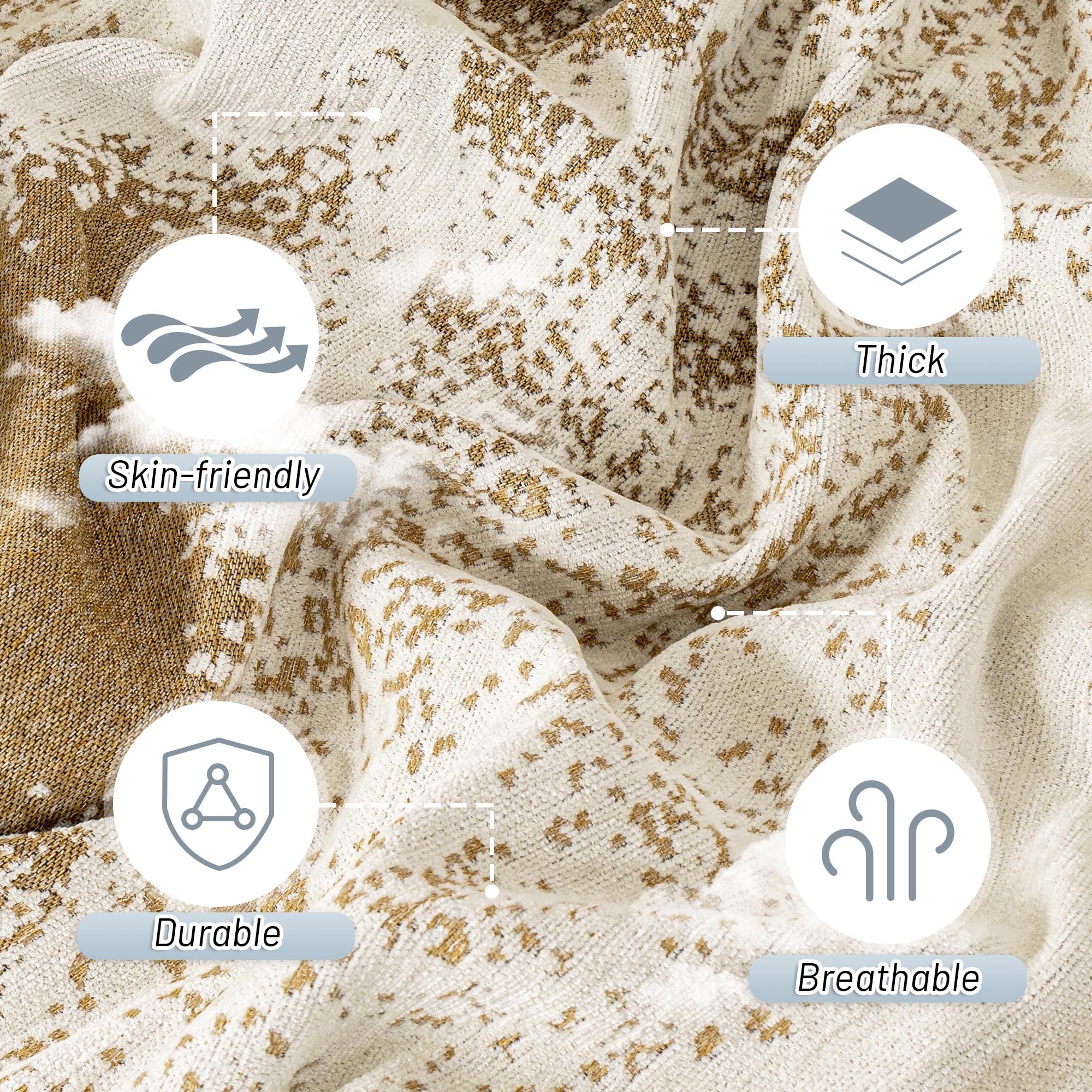 Mysky Home Couch Cover For Dogs Washable Khaki Rhombic Couch Sofa Protector Dogs Pets Friendly Chenille Geometric Sofa Covers So