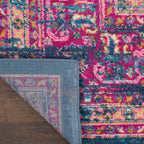 Nourison Passion Blue 3'9'' X 5'9'' Area -Rug, Boho, Traditional, Easy -Cleaning, Non Shedding, Bed Room, Living Room, Hallway,
