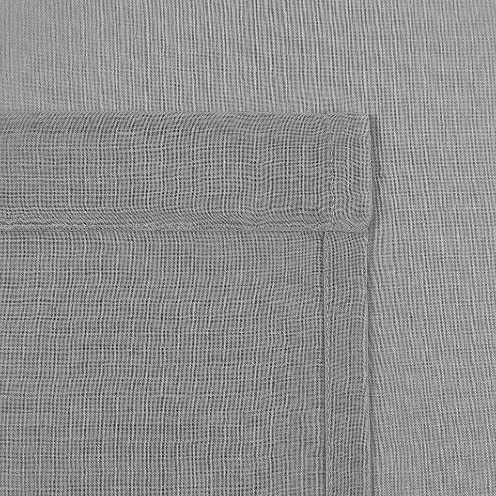 Dwcn Grey Sheer Curtains Semi Transparent Voile Rod Pocket Curtains For Bedroom And Living Room, 52 X 84 Inches Long, Set Of 2 P