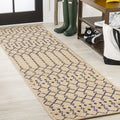 Jonathan Y Smb108H-28 Ourika Moroccan Geometric Textured Weave Indoor Outdoor Area Rug, Bohemian Coastal Traditional Easy Cleani